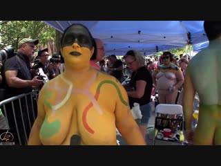 2018 summertime nyc  bodypainting day